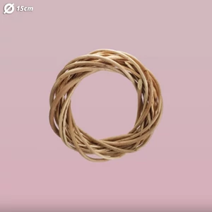 Koszorú vesszőnatúr 15cm db-os