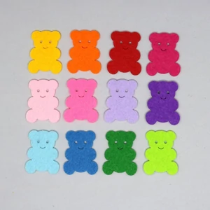 Filcfigura - maci mini 12 különböző színben