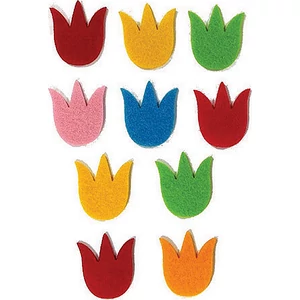 Filcfigura - tulipán kb. 4cm- 10db csomag
