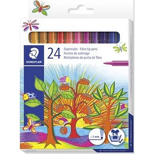 Filckészlet 24 Staedtler 1mm-es 24színű készlet Írószerek STAEDTLER 325 C24