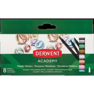 Filckészlet 8 Derwent Academy 8színű metál készlet Írószerek DERWENT 98212