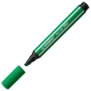 Filctoll 1-5mm Stabilo vágott hegy, Pen 68 MAX, zöld