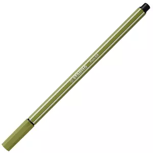 Filctoll 1mm Stabilo Pen 68, sárzöld 