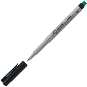 Faber-Castell filctoll, marker 1524 S fóliaíró filc fekete 0,4mm C rostiron 152499
