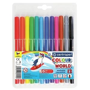 Filctoll COLOUR WORLD 12 db-os készlet 