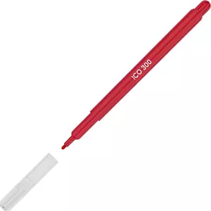 Filctoll ICO 300 piros 1mm vízbázisú filctoll marker, filctoll gyerekeknek