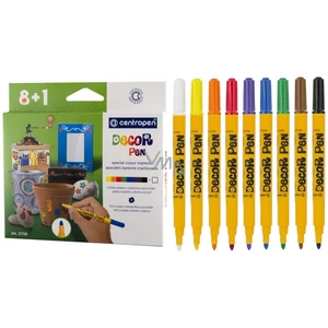 Filctoll készlet Centropen Decorpen 8+1