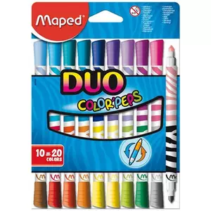 Filckészlet 20 Maped ColorPeps Duo kimosható 20színű készlet Írószerek MAPED 847010
