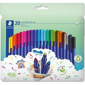 Filctoll készlet Staedtler 1 mm,Triplus 323, 20 különböző szín