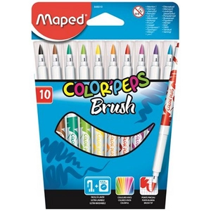Ecsetiron készlet 10 Maped Color Peps Brush 10színű készlet Írószerek MAPED 848010