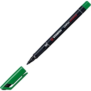 Alkoholos marker Stabilo OHP M 1mm kúpos hegyű zöld Írószerek STABILO 843/36