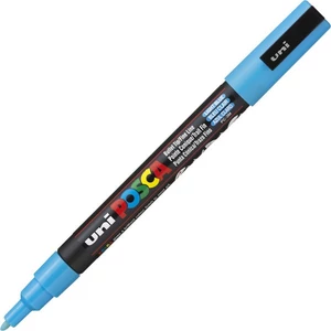 Decormarker UNI-BALL Posca 0,9-1,3mm vízbázisu kék Írószerek UNI-BALL PC-3M BLUE