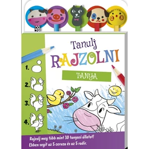 Foglalkoztató könyv Tanulj rajzolni! - Tanya Napraforgó könyvek