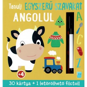 Foglalkoztató könyv Tanulj egyszerű szavakat angolul Napraforgó könyvek