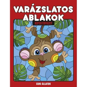 Foglalkoztató könyv Varázslatos ablakok-Cuki állatok Napraforgó könyvek