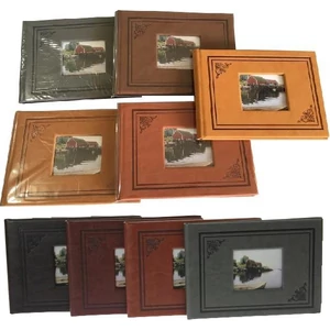 Fotóalbum 10x15/24kép 12 lapos, bőrhatású fényképalbum BB6424 CLASSIC