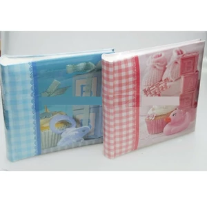 Fotóalbum babás 10x15 BBM46200/wh 215.216 rózsaszín, kék 