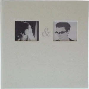 Fotóalbum esküvői 21x21cm 24férőhelyes, zsebes, ablakos, fehér [5999047363832] BB8824 WEdding-10
