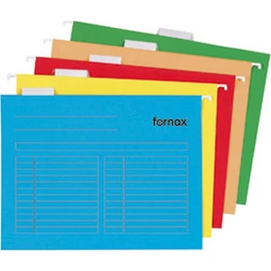 Függőmappa Fornax 33-V Függőmappa A4, karton Bluering®, piros 1db/csomag