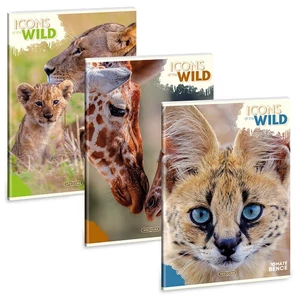 Füzet - A4 Sima Ars Una 25 Icons Of The Wild (5492) 25 53804921
