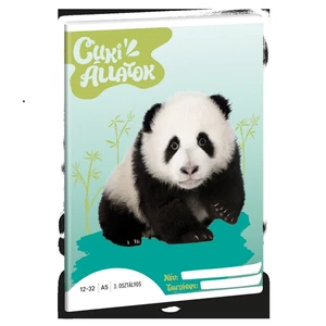 Füzet 12-32 A5 vonalas Ars Una Cuki-Panda (5430) 24 53603494 3.osztályos prémium minőségű fü