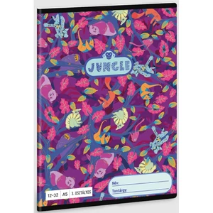 Füzet 12-32 A5 vonalas Ars Una Jungle (5259) 23 53603494 3.osztályos prémium minőségű fü