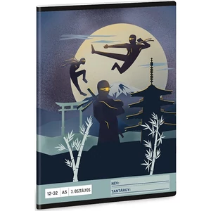 Füzet 12-32 A5 Vonalas Ars Una Ninjas In The Dark (5457) 25 53603494 3.osztályos prémium minőségű fü
