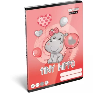 Füzet 12-32 A5 vonalas Lizzy Lollipop Tiny Hippo Lizzy kollekció