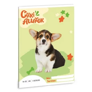 Füzet 14-32 A5 vonalas Ars Una Cuki-Welsh Corgi (5432) 24 53583499 1.osztályos füzet prémium minős