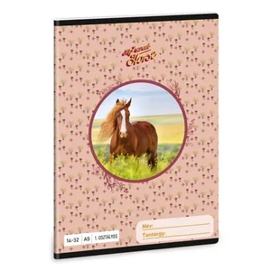Füzet 14-32 A5 vonalas Ars Una My Sweet Horse (5358) 24 ló 53583499 1.osztályos füzet prémium minős