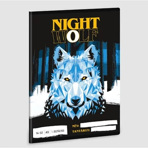 Füzet 14-32 A5 vonalas Ars Una Nightwolf Farkas (5257) 23 53583499 1.osztályos füzet prémium minős