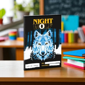 Füzet 14-32 A5 vonalas Ars Una Nightwolf Farkas (5257) 23 53583499 1.osztályos prémium minőség