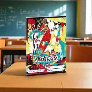 Füzet 14-32 A5 vonalas Ars Una Street Kings (5357) 24 gördeszka 53583499 1.osztályos füzet prémium minős