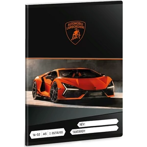 Füzet 16-32 A5 Vonalas Ars Una Lamborghini (5446) 25 53593498 2.osztályos prémium minőség