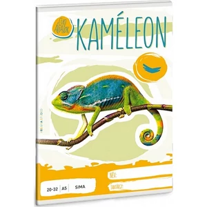 Füzet 20-32 A5 sima Ars Una 20 Cuki Kaméleon 53610324 prémium minőségű füzet