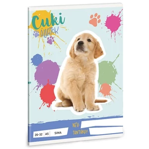 Füzet 20-32 A5 Sima Ars Una 25 Cuki-Golden Retriever (5495) 25 53614957
