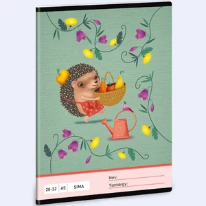 Füzet 20-32 A5 sima Ars Una Apple Pie (5349) 24 süni 53613493 prémium minőségű füzet