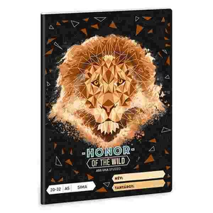 Füzet 20-32 A5 sima Ars Una Honor Of The Wild (5132) 22 53611321 prémium minőségű füzet