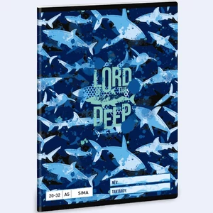 Füzet 20-32 A5 sima Ars Una Lord of the Deep cápa (5337) 24 53613370 prémium minőségű füzet