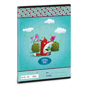 Füzet 20-32 A5 sima Ars Una Lovely Day (5130) 22 53611307 prémium minőségű füzet