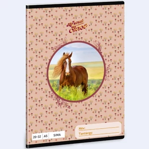 Füzet 20-32 A5 sima Ars Una My Sweet Horse (5358) 24 ló 53613585 prémium minőségű füzet