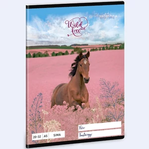 Füzet 20-32 A5 sima Ars Una Wild and Free (5359) 24 Ló 53613592 prémium minőségű füzet