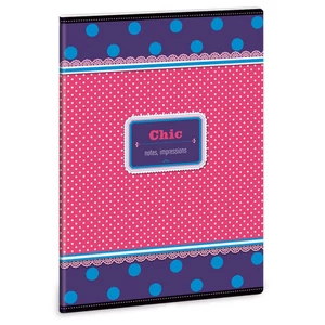 Füzet 20-32 A5 sima Ars Una Chic notes-blue 15 93156981 prémium minőségű füzet