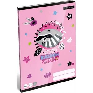 Füzet 20-32 A5 sima Lizzy Lollipop-Raccoon Sweetie 21' Lizzy kollekció
