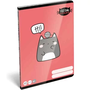 Füzet 20-32 A5 sima Lizzy Lollipop Kittok Catto Lizzy kollekció