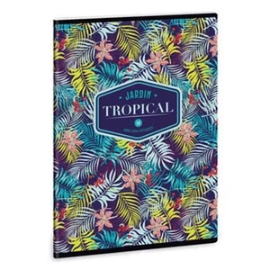 Füzet 20-40 A5 sima Ars Una Tropical lily flower 40lap 19' 93159456 prémium minőségű füzet