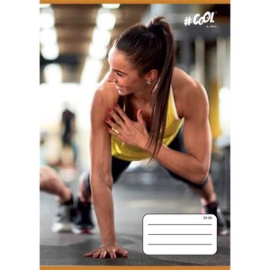 Füzet 21-32 A5 vonalas 4-8. osztály, COOL BY VICTORIA Fitness life
