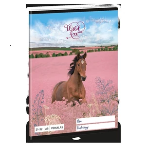 Füzet 21-32 A5 vonalas Ars Una Wild and Free (5359) 24 Ló 53623591 4-8.osztályig prémium minőség
