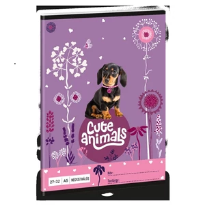 Füzet 27-32 A5 kockás Ars Una Cute Animals-puppy (5369) 24 TACSKÓ 53633699 prémium füzet négyzethálós