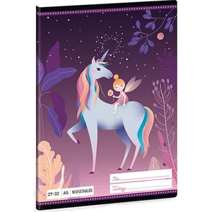 Füzet 27-32 A5 kockás Ars Una Magic Forest (5045) 21 unikornis 53630452 prémium füzet négyzethálós